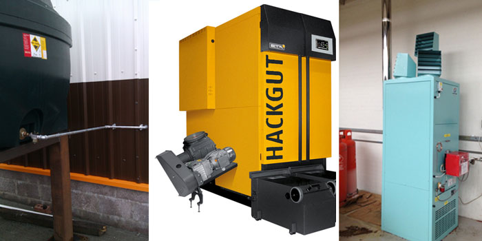 Biomass and cabinet heater plant