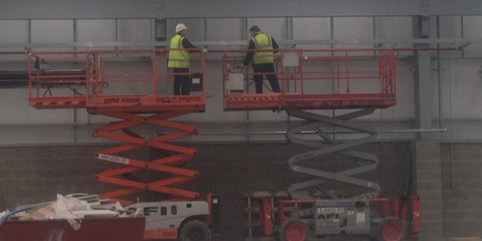 Oil storage and pipework